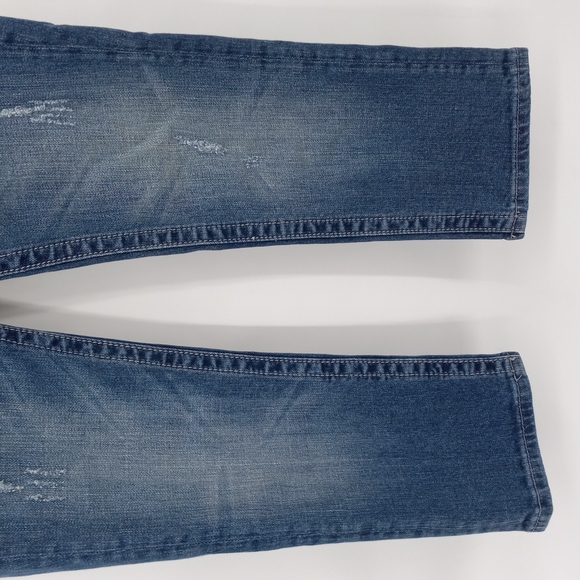 Miss Me Capri Jeans Back Flap Pockets Low Rise Embellished Medium Wash Size 26 - Picture 4 of 12